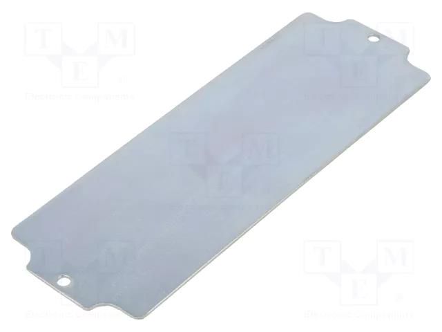 Mounting plate; steel; Plating: zinc RAYCHEM RPG MP-GRJ-09