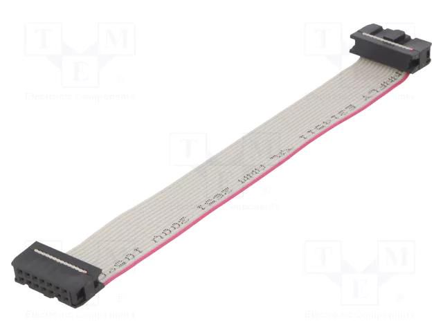 Ribbon cable with IDC connectors; Tape ph: 1.27mm; 0.15m CONNFLY DS1052-142B2NA2015