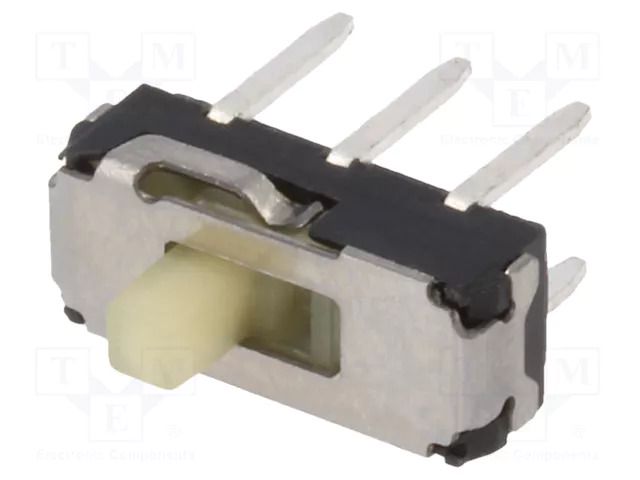 Switch: slide; Pos: 2; SP3T; 0.3A/6VDC; ON-ON-ON; PCB,THT; 70mΩ; MMP KNITTER-SWITCH MMP221
