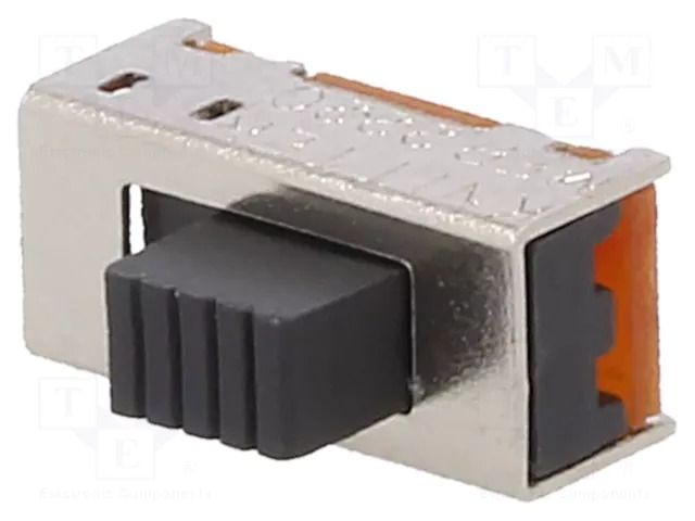 Switch: slide; Pos: 2; SPDT; 0.3A/30VDC; ON-ON; PCB,THT; 13x6x5.2mm KNITTER-SWITCH MFP2220