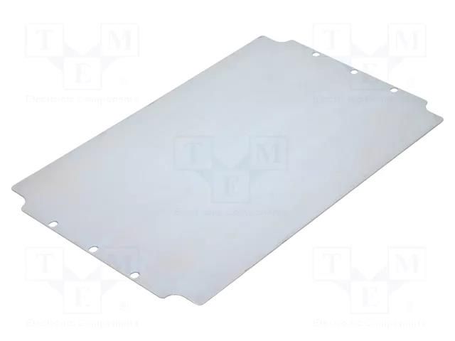 Mounting plate; steel; Plating: zinc RAYCHEM RPG MP-GRJ-15