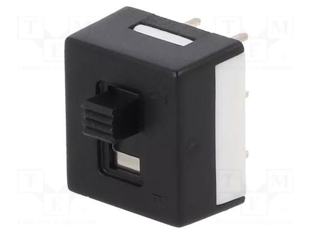Switch: slide; Pos: 2; DPDT; 3A/120VAC; 3A/28VDC; ON-ON; PCB,THT KNITTER-SWITCH MSS3122N