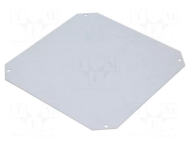 Mounting plate; zinc-plated steel FIBOX NEOMPS3232