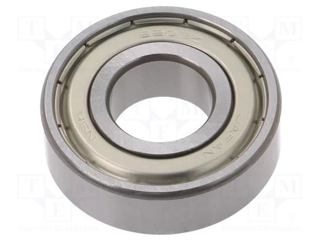 Bearing: ball; Øint: 17mm; Øout: 40mm; W: 12mm; bearing steel NSK NSK6203-ZZ-CM