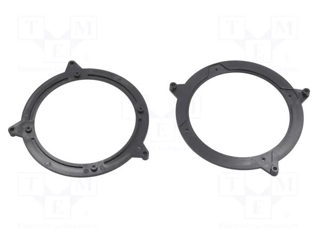Speaker frame; 130mm; BMW; BMW 3 (E46 cabrio) 2000->2007; 2pcs. ACV RAM-20.581/K