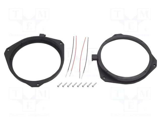 Speaker frame; 165mm; Alfa Romeo Giulia 2016->2021; 2pcs. ACV RAM-20.637/K