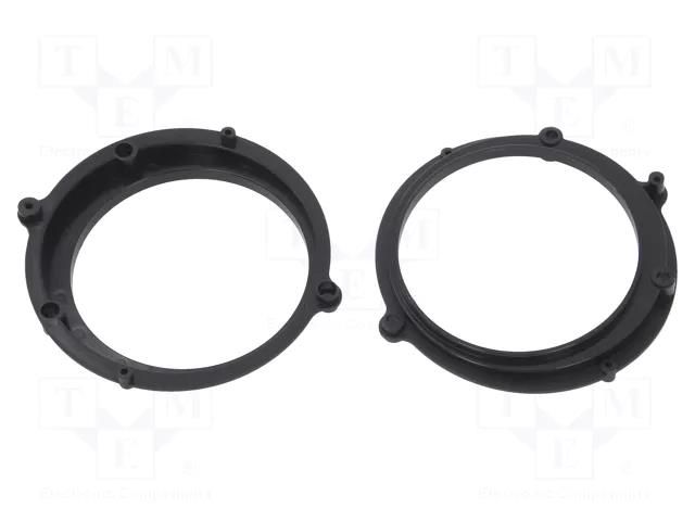 Speaker frame; 130mm; Audi; Audi A4 1994->2000; 2pcs. ACV RAM-20.655/K