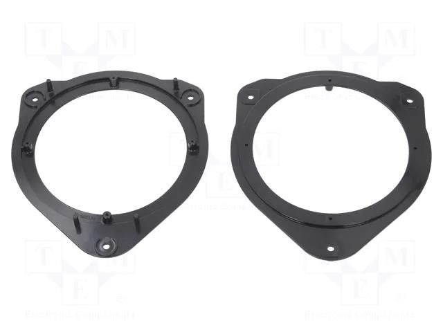 Speaker frame; 165mm; Audi; Audi A1 (8X) 2010->2018; rear panel ACV RAM-20.668/K