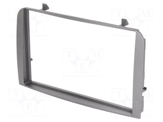 Radio frame; Alfa Romeo; 2 DIN; anthracite ACV RAM-40.542