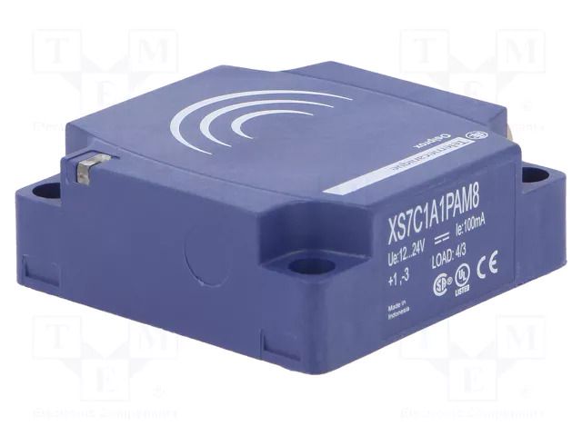 Sensor: inductive; 0÷15mm; PNP / NO; Usup: 12÷24VDC; 100mA; M8 male TELEMECANIQUE SENSORS XS7C1A1PAM8