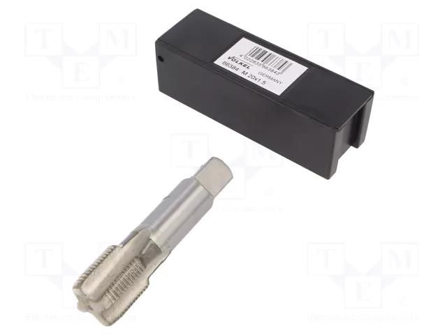 Tap; high speed steel grounded HSS-G; M20; 1.5; 80mm; 12mm VÖLKEL VOLKEL-66384