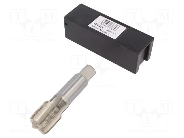 Tap; M20; 1.5; L: 80mm; Holder: machine; 12mm; Thread: fine thread VÖLKEL VOLKEL-66384