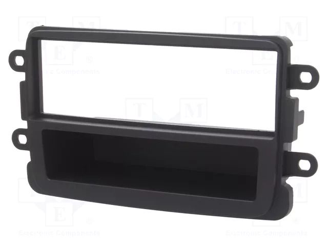 Radio frame; Dacia,Fiat,Nissan,Opel,Renault; 1 DIN; dark grey ACV RAM-40.618.2