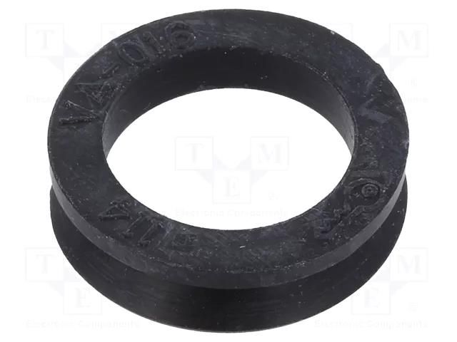 V-ring washer; NBR caoutchouc; Shaft dia: 15.5÷17.5mm; L: 5.5mm ORING USZCZELNIENIA TECHNICZNE VA-14X3X5.5N16