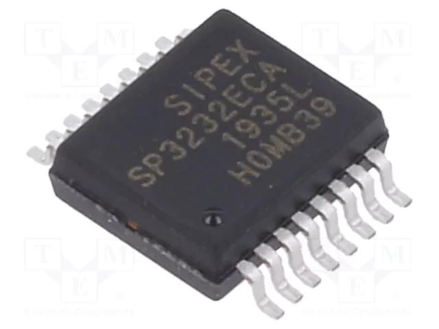 IC: interface; transceiver; full duplex,RS232; 235kbps; SSOP16 MAXLINEAR SP3232ECA-L