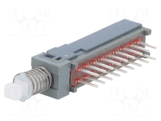 Switch: push-button; Pos: 2; 6PDT; 0.1A/30VDC; ON-ON; Illumin: none E-SWITCH PBH6UEENAGX
