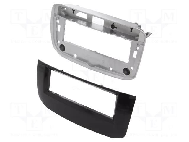 Radio frame; Fiat; 1 DIN; black gloss ACV RAM-40.567