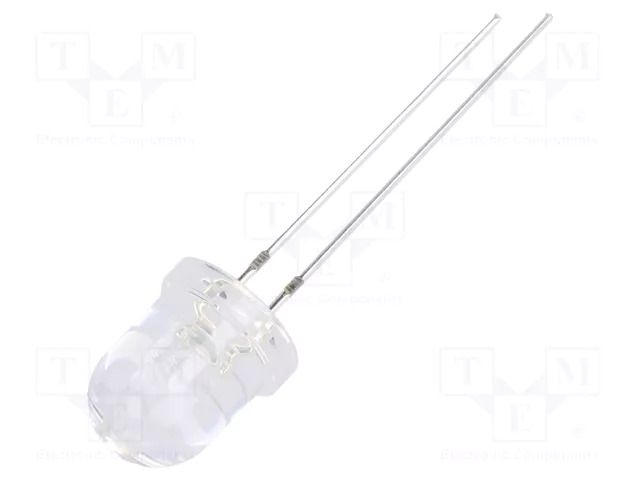 LED; UV; 30°; 20mA; P: 114mW; 400÷410nm; 3÷3.8VDC; THT OPTOSUPPLY OSV5DL8131A