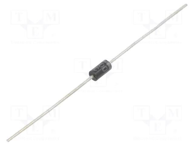 Diode: rectifying; THT; 50V; 1A; Ifsm: 30A; DO41; Ufmax: 1V; 50ns DC COMPONENTS UF4001-DC