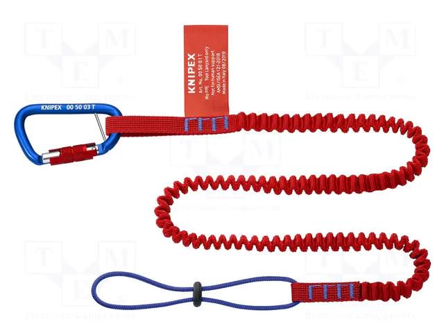 Tether; for working at height; 1.55m; max.1.5kg KNIPEX KNP.005005TBK