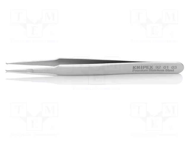Tweezers; 120mm; for precision works,SMD KNIPEX KNP.920103