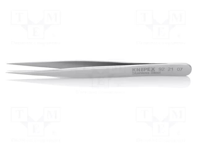 Tweezers; 110mm; Blade tip shape: sharp; universal KNIPEX KNP.922107