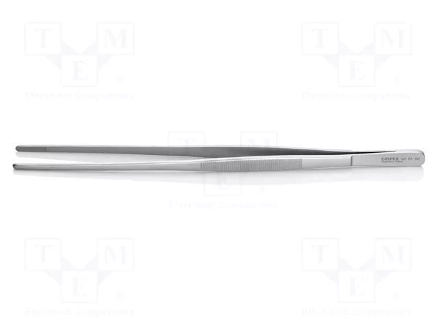 Tweezers; 300mm; Blade tip shape: rounded; universal KNIPEX KNP.926102