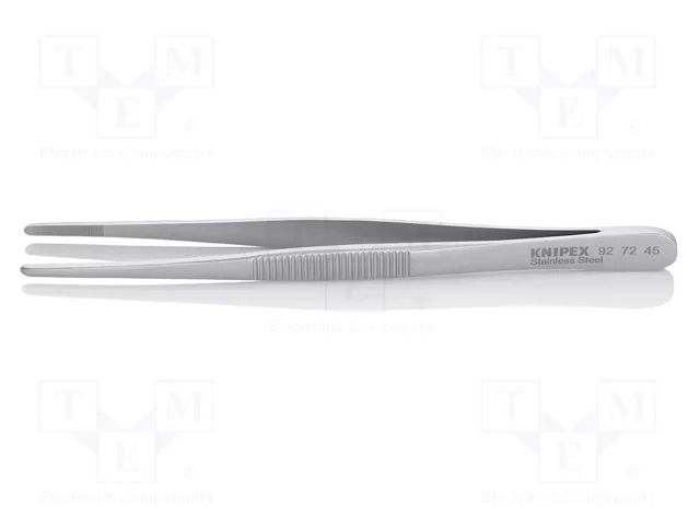 Tweezers; 145mm; Blade tip shape: rounded; universal KNIPEX KNP.927245
