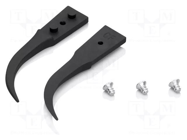 Spare part: tip; Blades: narrow,curved; ESD; 2pcs. KNIPEX KNP.928903