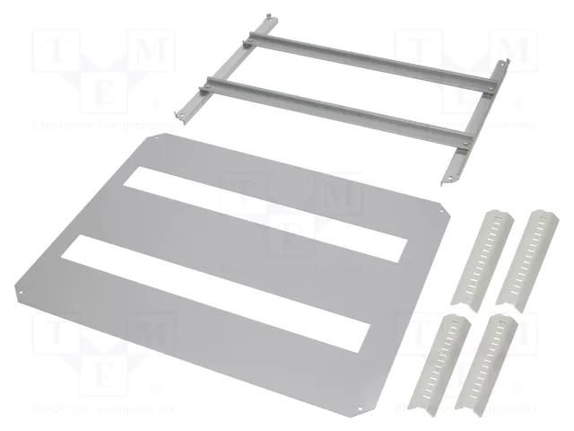DIN rail frame set with covers FIBOX DRSARCA405021