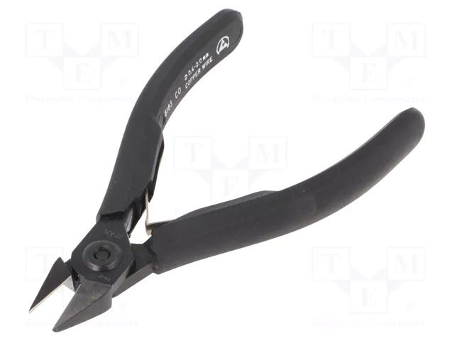 Pliers; side,cutting; ESD; blackened tool; 125mm; with side face LINDSTRÖM SA.8163CO