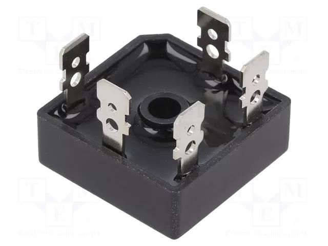 Bridge rectifier: three-phase; Urmax: 1.2kV; If: 35A; Ifsm: 400A DC COMPONENTS TBR3512-DC