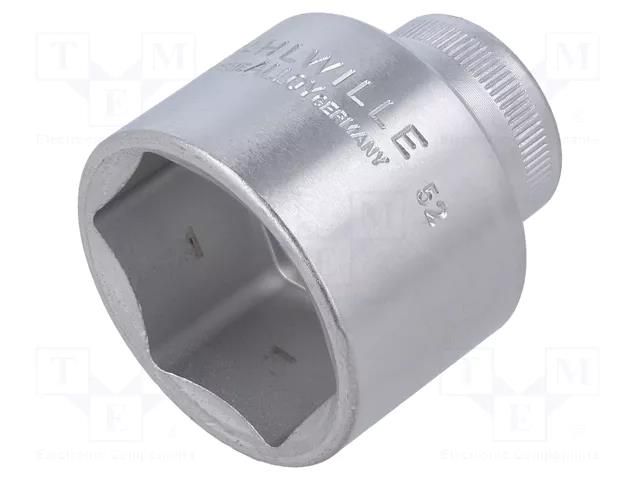 Socket; 6-angles,socket spanner; HEX 34mm; 1/2"; short STAHLWILLE ST-3030034
