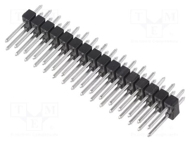 Connector: pin strips; pin header; male; PIN: 32; SL 22; THT; 2.54mm FISCHER ELEKTRONIK SL22.124.32Z