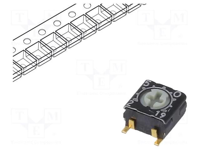 Potentiometer: mounting; single turn; 5kΩ; 125mW; SMD; ±20%; linear TOCOS G32BT-B502