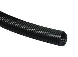 SOLID CORRUGATED LOOM, PO, 7.2MM, BLACK CLTS25N-C
