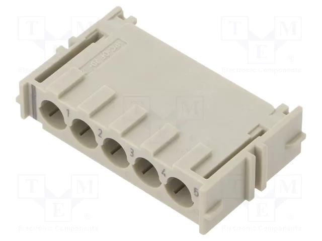 connector Han-Yellock module M-c, grey HARTING 11051053001