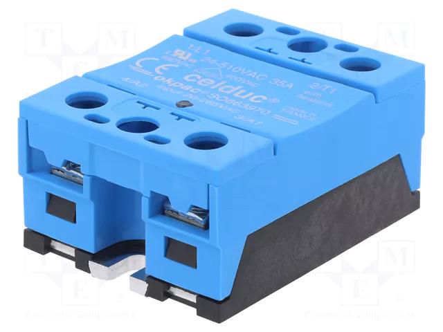 Relay: solid state; Ucntrl: 20÷265VAC,20÷265VDC; 35A; 24÷510VAC CELDUC SO863970