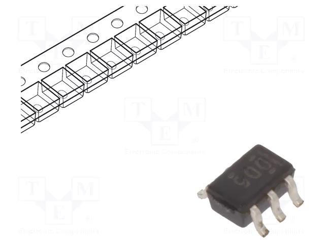 IC: digital; configurable,OR-AND; Ch: 1; IN: 3; CMOS; SMD; SC70-6 TEXAS INSTRUMENTS SN74LVC1G3208DCKT