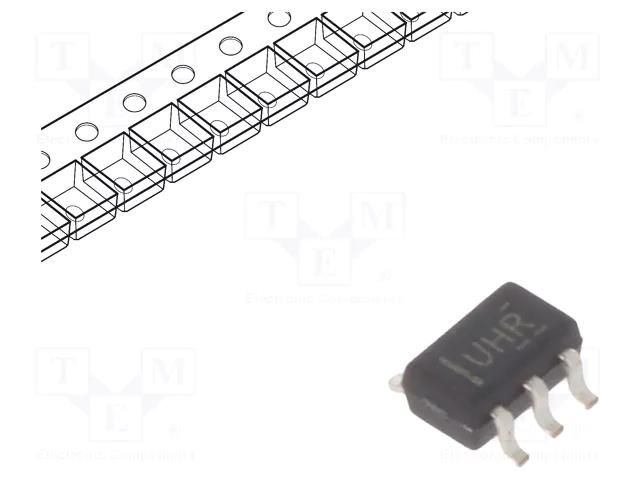 IC: digital; XOR; Ch: 1; IN: 2; CMOS; SMD; SC70-5; 0.8÷2.7VDC; -40÷85°C TEXAS INSTRUMENTS SN74AUC1G86DCKR