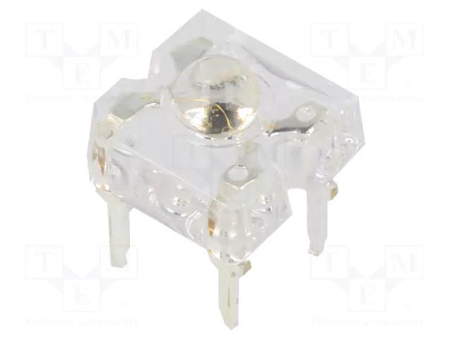 LED Super Flux; RGB; 7.62x7.62mm; 7000÷8400mcd; 10000÷12000mcd OPTOSUPPLY OSTBKAZ161D