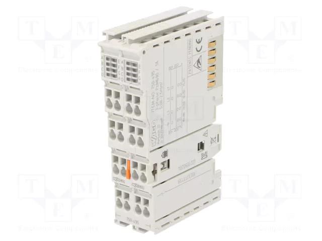 Industrial module: power measurement terminal; 0÷55°C; IP20 WAGO 750-495