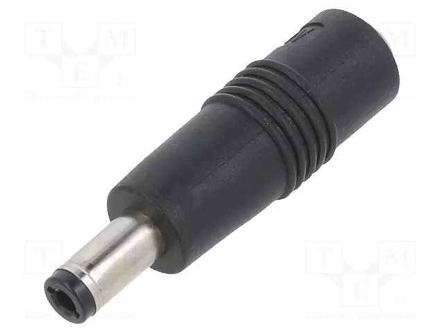 Adapter; Plug: straight; Input: 5,5/2,1; Out: 5,5/2,5 MEAN WELL DC-PLUG-P1J-P1M