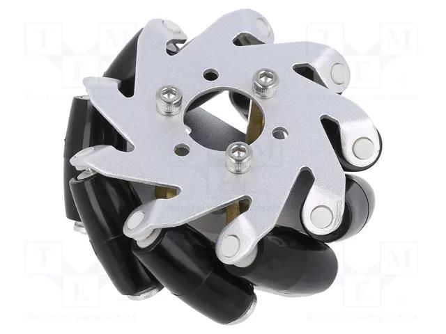 Right wheel; screw; 65mm; Plating: rubber; 1pcs. DFROBOT DF-FIT0780
