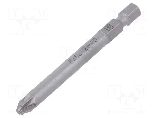 Screwdriver bit; PlusMinus PZ-type; PZ2/SL; Overall len: 70mm PHOENIX CONTACT PH-1212604