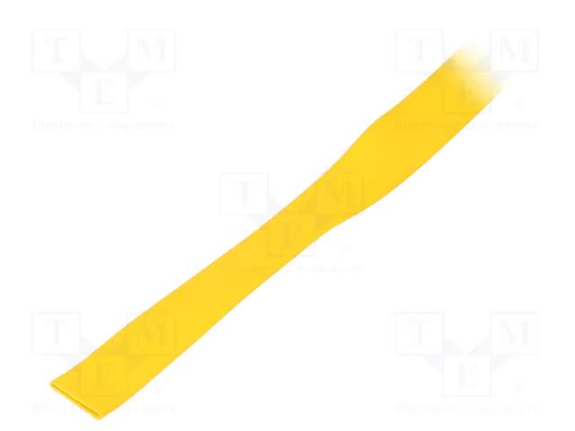 Heat shrink sleeve; glueless; 2: 1; 6.4mm; L: 30m; yellow WEIDMÜLLER WM-1513180000