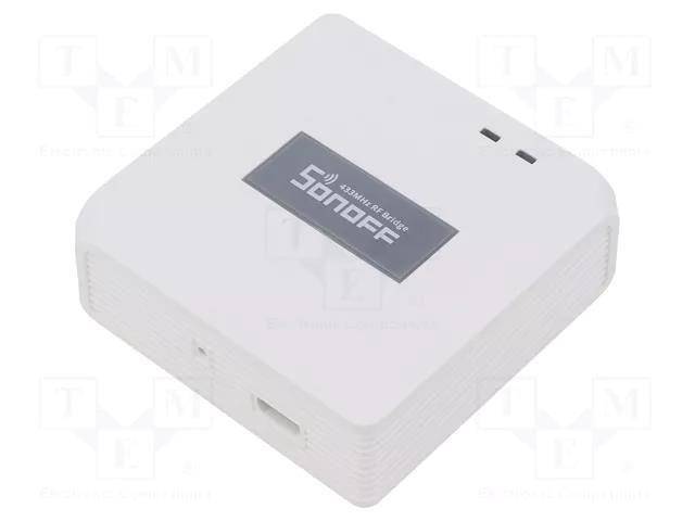 Switch WiFi; for wall mounting; 5VDC; -10÷40°C; 433.92MHz SONOFF SONOFF-RFBRIDGE