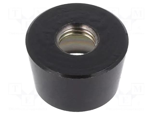 Cover; MPA; push-in; brass; Body: black; Illumin: none KNITTER-SWITCH CO106S