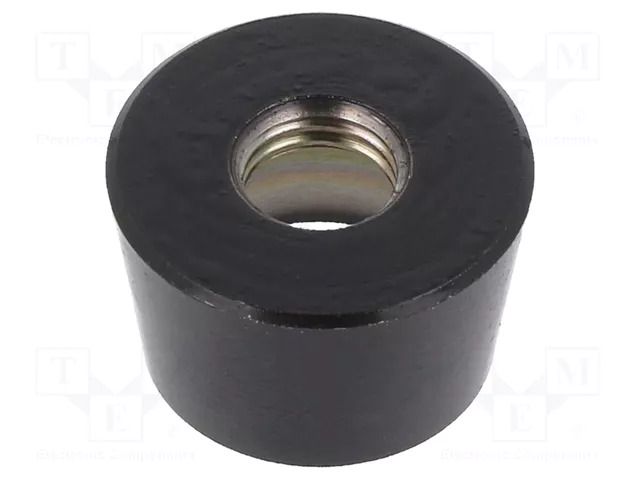 Cover; MPA; push-in; brass; Body: black; Illumin: none KNITTER-SWITCH CO106S