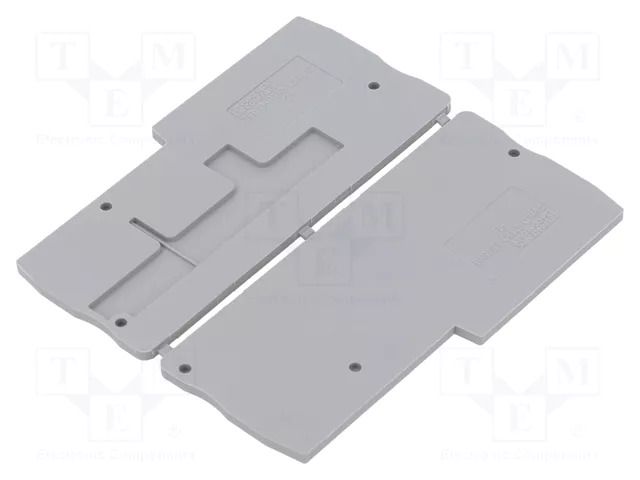 End piece; grey; L: 74.4mm; W: 2.2mm; H: 33.8mm PHOENIX CONTACT D-PTIO1.5/S/3